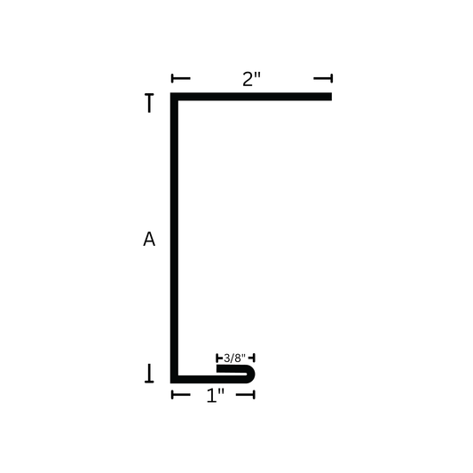 C Shape With Flange (Ceiling Grid)