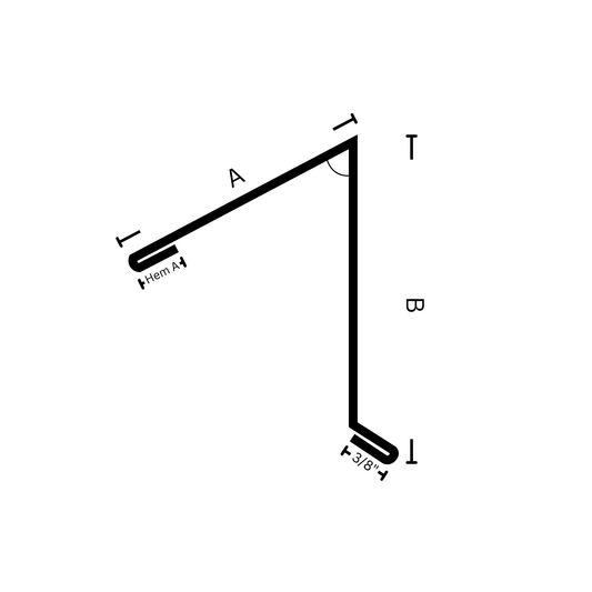 high side peak trim with dimensions