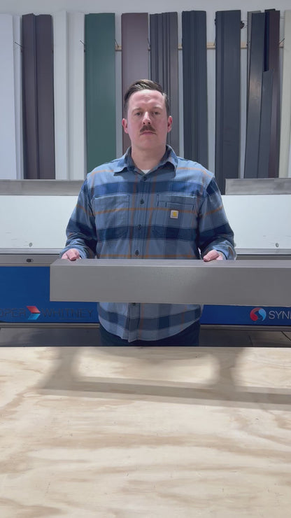 Tapajuntas metálico para mansarda