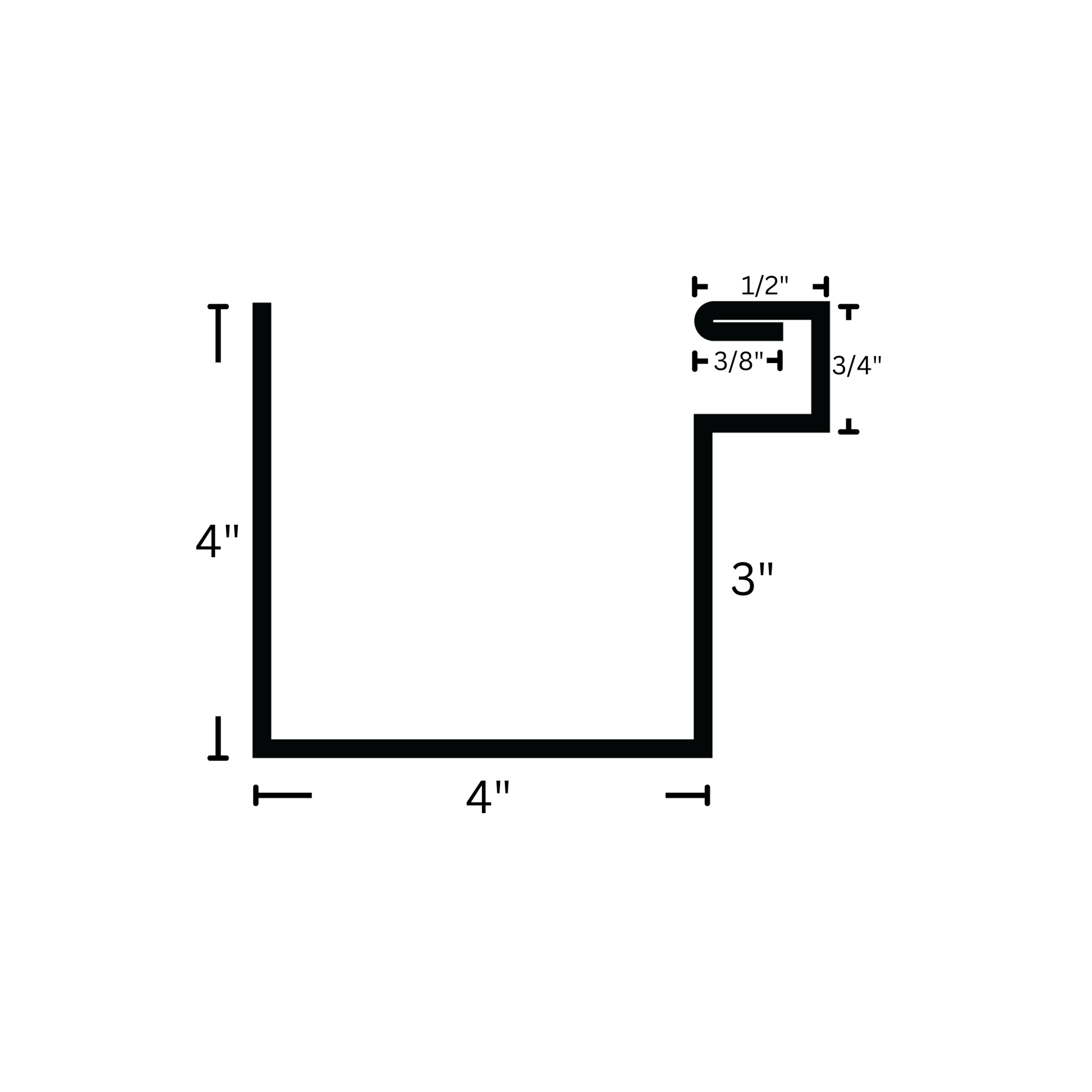 Ranch style gutter low back dimensions
